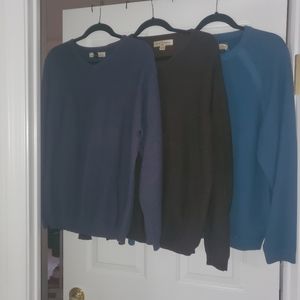 TOMMY BAHAMA RAYON BLEND 3 SWEATERS
